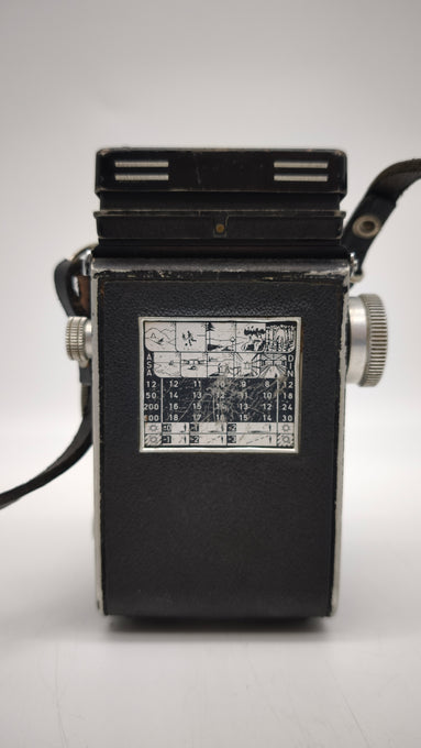 89060 Fotocamera biottica vintage Rolleicord con custodia