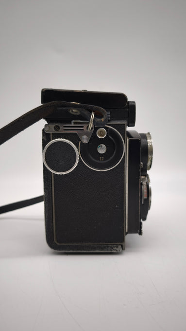 89060 Fotocamera biottica vintage Rolleicord con custodia