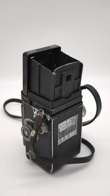 89060 Fotocamera biottica vintage Rolleicord con custodia