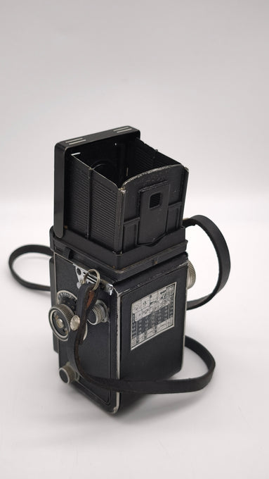 89060 Fotocamera biottica vintage Rolleicord con custodia