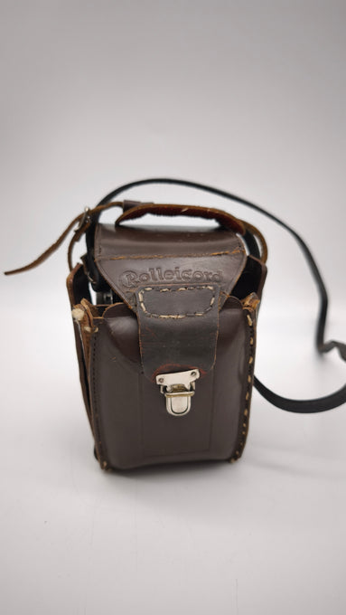 89060 Fotocamera biottica vintage Rolleicord con custodia