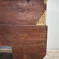 89518 Cassapanca etnica in legno massello con inserti in metallo lavorato