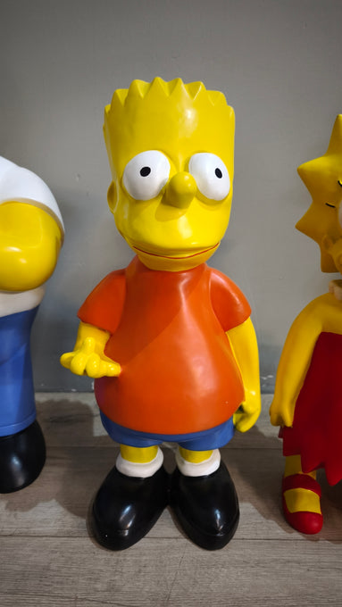89599 Famiglia Simpson in resina