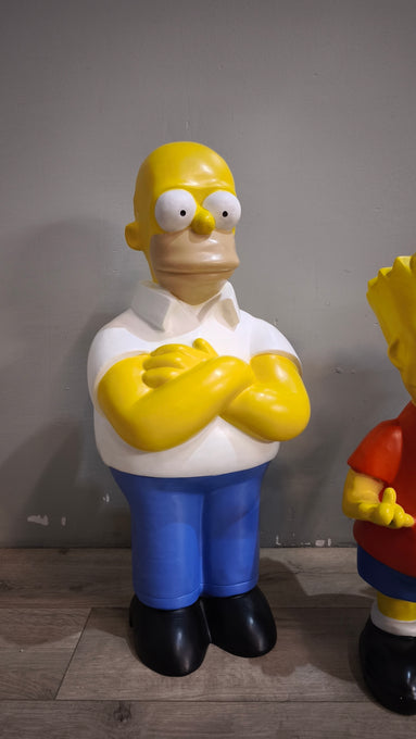 89599 Famiglia Simpson in resina