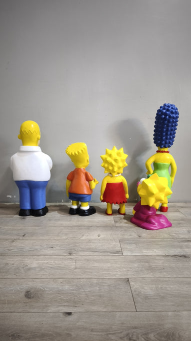 89599 Famiglia Simpson in resina