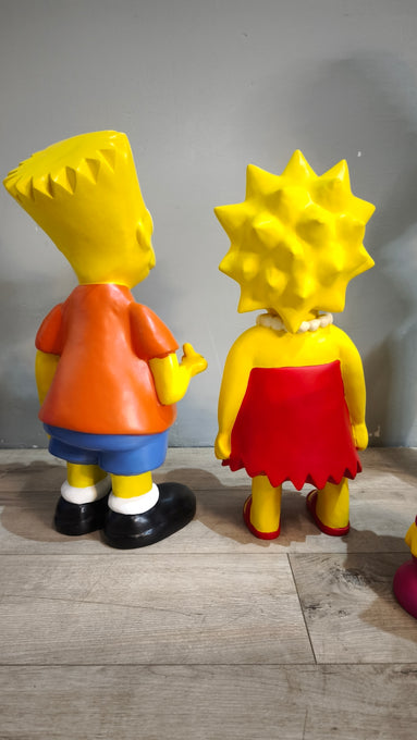 89599 Famiglia Simpson in resina