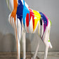 89614 Statua in resina giraffa