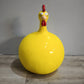 89627 Statua in resina gallina gialla