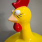 89627 Statua in resina gallina gialla