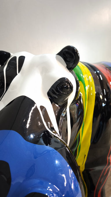 89615 Statua in resina ippopotamo