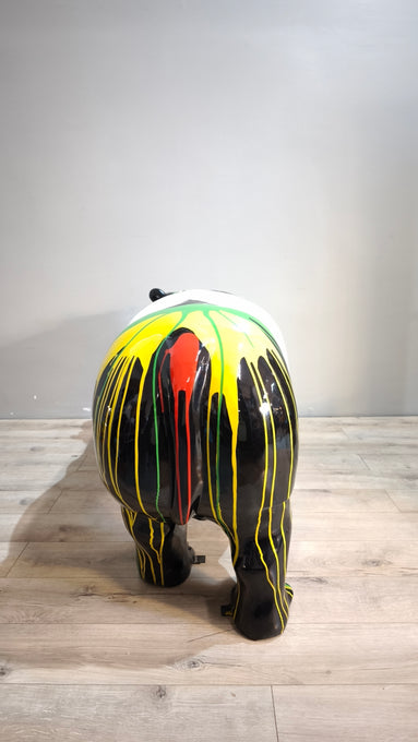 89615 Statua in resina ippopotamo