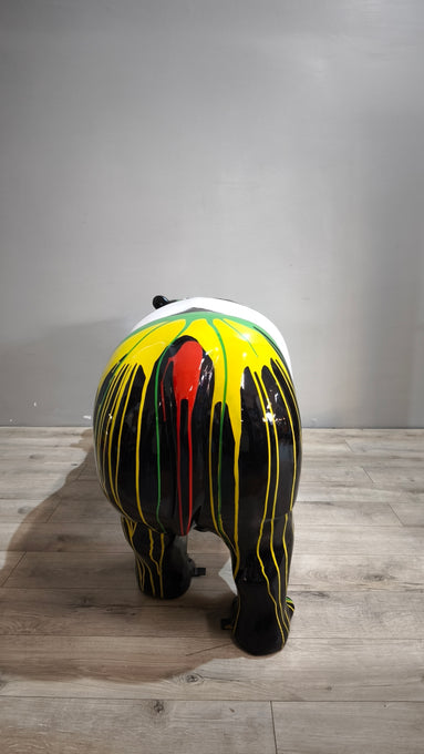 89615 Statua in resina ippopotamo