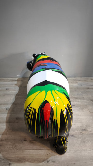 89615 Statua in resina ippopotamo