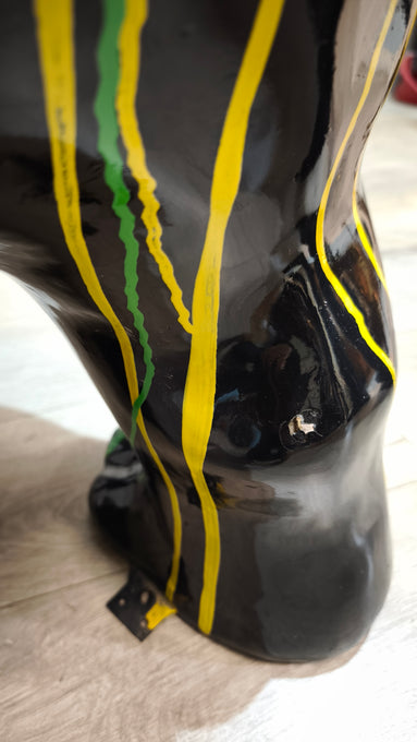 89615 Statua in resina ippopotamo