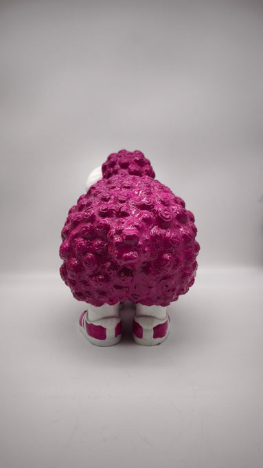 89624 Statua in resina pecora viola