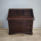 89666 Secretaire in legno massello con piano a ribalta