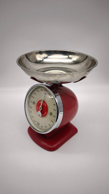 89558 Bilancia da cucina vintage Dulton rossa