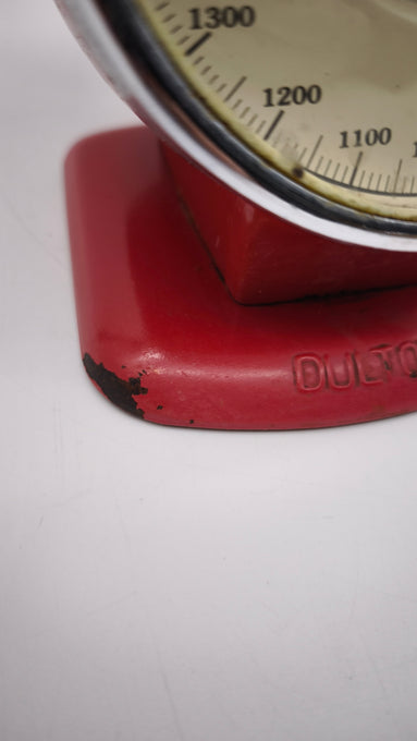 89558 Bilancia da cucina vintage Dulton rossa