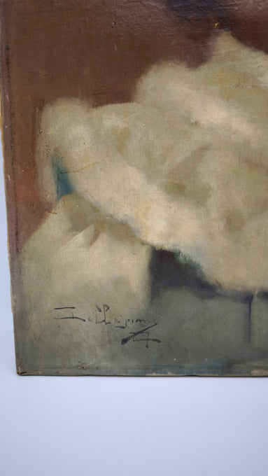 89441 Quadro ritratto fanciullo (senza cornice)