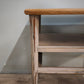 89833 Mobiletto con base grigia e piano in legno