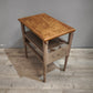 89833 Mobiletto con base grigia e piano in legno