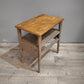 89833 Mobiletto con base grigia e piano in legno