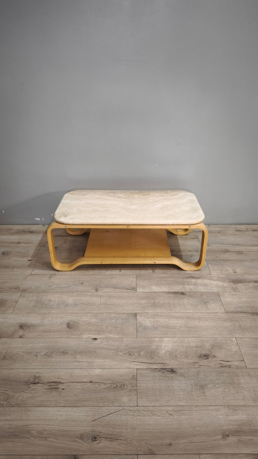 89786 Tavolo da salotto con piano in marmo