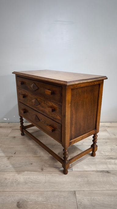 89788 Comò in legno 3 cassetti