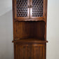 89801 Angoliera con vetrina in legno