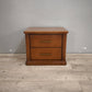 89772 Comodino in legno con due cassetti