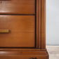 89772 Comodino in legno con due cassetti