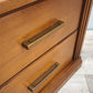 89772 Comodino in legno con due cassetti