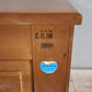 89772 Comodino in legno con due cassetti