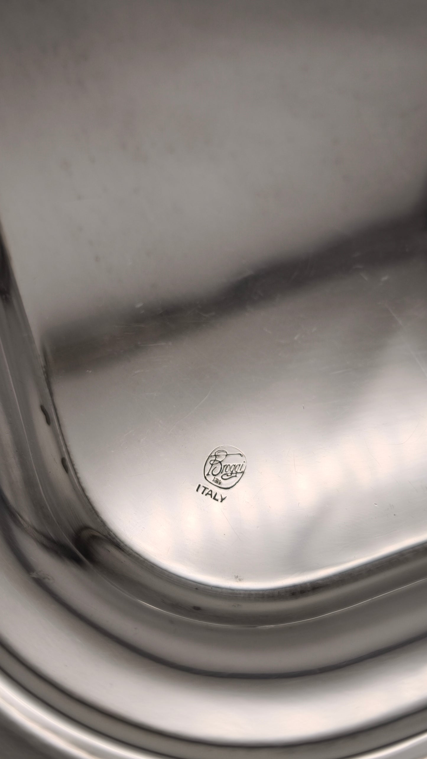 89758 Vassoio silverplated Brogi con manici