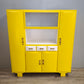 90029 Credenza mettitutto anni '60 dipinta gialla