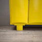 90029 Credenza mettitutto anni '60 dipinta gialla