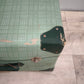 90027 Valigia vintage verde