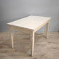 90044 Tavolo allungabile color tortora con piano in finto marmo