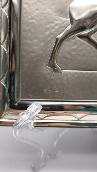 89682 Quadro laminato in argento firmato Ottaviani