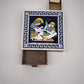 88905 Scatola porta cerini vintage Santorini in ceramica