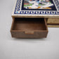 88905 Scatola porta cerini vintage Santorini in ceramica