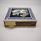 88905 Scatola porta cerini vintage Santorini in ceramica
