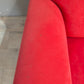 90184 Poltrona elettrica in tessuto rosso