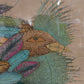 90166 Quadro Batik con pavone