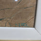 90166 Quadro Batik con pavone