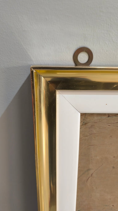 90166 Quadro Batik con pavone