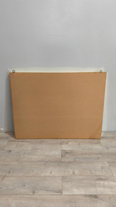 90166 Quadro Batik con pavone