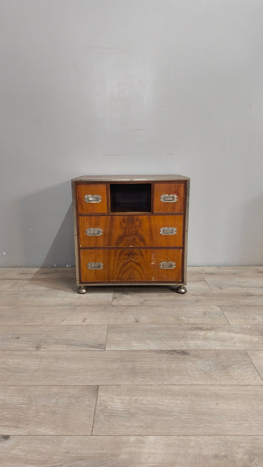 90163 Antico baule da viaggio The Clermont Baltimore 1801