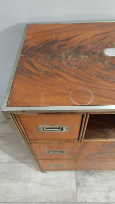 90163 Antico baule da viaggio The Clermont Baltimore 1801