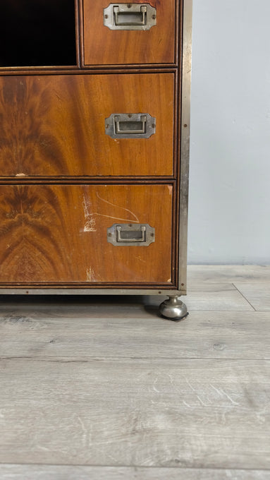 90163 Antico baule da viaggio The Clermont Baltimore 1801